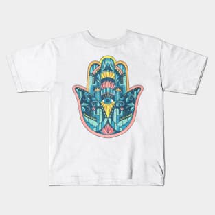 Hamsa Talisman Kids T-Shirt